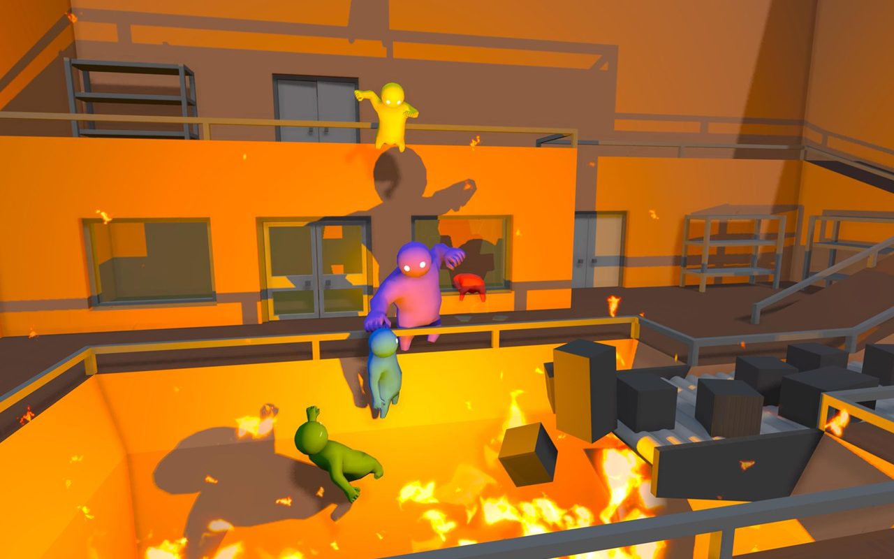 Gang Beasts Online Wrestling游戏截图