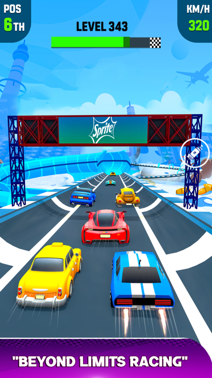 Sky Race 3D Car Racing Games游戏截图