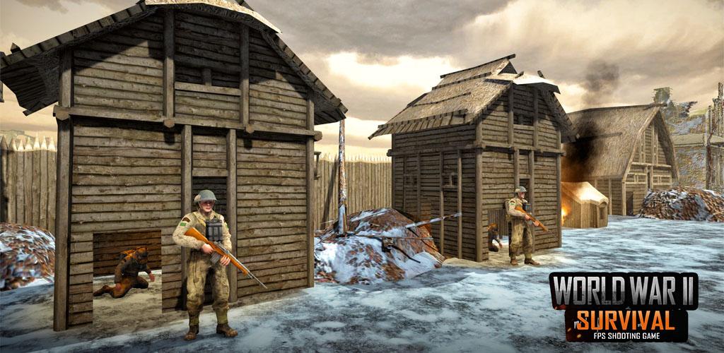 World War II Survival: FPS Shooting Game游戏截图