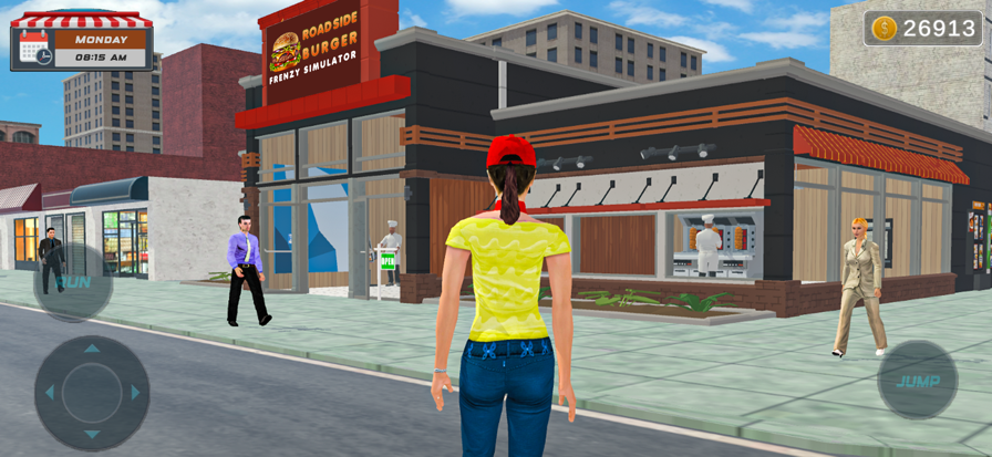 Roadside Burger Frenzy Sim 3d游戏截图