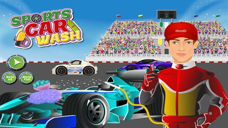 跑车洗车设计游戏截图