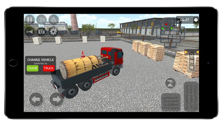 Truck Crane Loader Simulation游戏截图