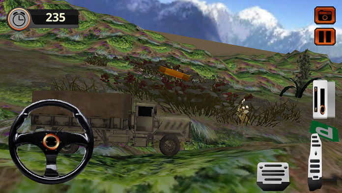 Mountains Army Cargo Truck Transporter Pro游戏截图