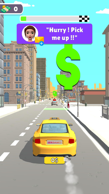 Taxi Drive Rush游戏截图