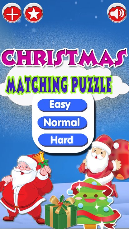Christmas Matching Pairs - Santa Slaus and Xmas游戏截图