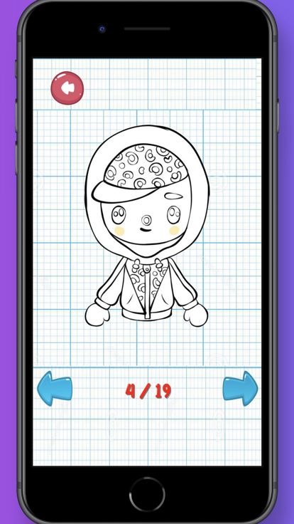 How to draw toca step by step游戏截图