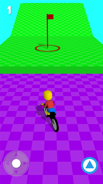 Obby Bike Ride: Racing Games游戏截图