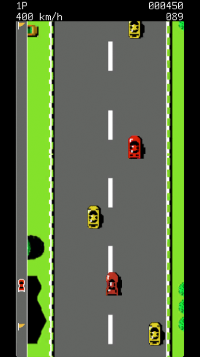 Classic Racing: Road Fighter游戏截图