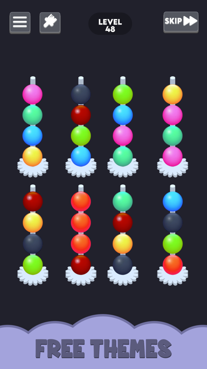 Ball Hoop Stack: Ball Sort 3D游戏截图