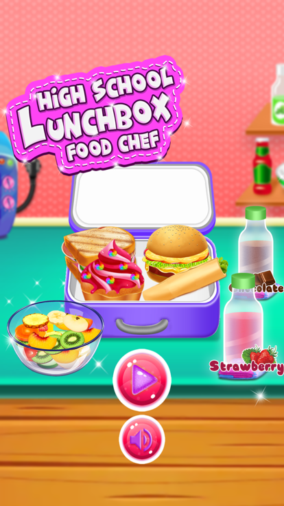High School Lunchbox Food Chef游戏截图