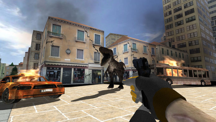 VR 恐龙猎人 市恐龙生存游戏 3D游戏截图