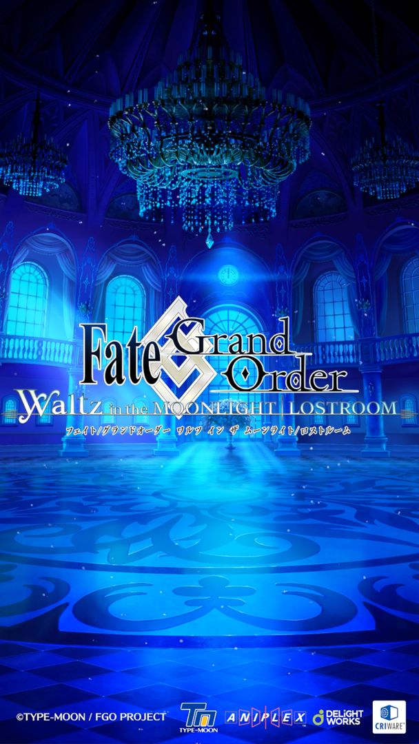 Screenshot of Fate/Grand Order Waltz in the MOONLIGHT/LOSTROOM