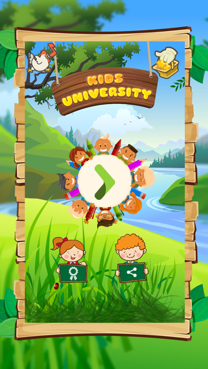 孩子大学 - 幼儿园教育幼儿园学习游戏 - 动物 - 数游戏截图