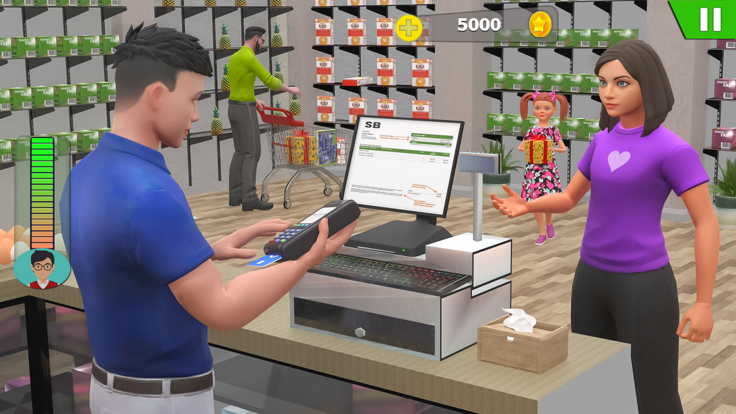 Supermarket Mall Shopping Game游戏截图