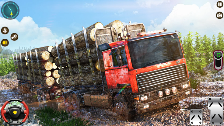 泥浆车越野司机游戏截图