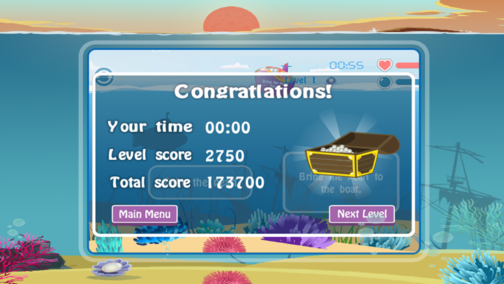 海底冒险夺宝单机闯关游戏游戏截图