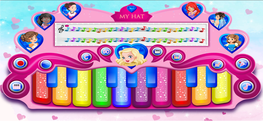 Real Pink iPiano游戏截图