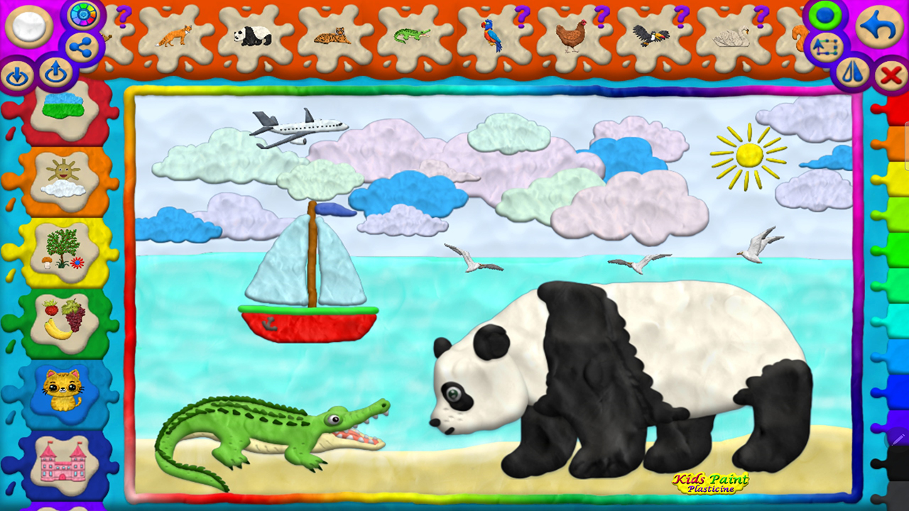 儿童绘画涂鸦游戏截图