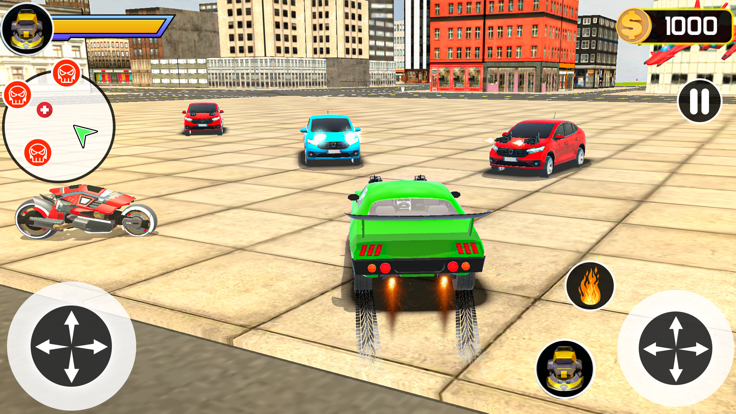 Jet Robot Transform Car Flying游戏截图