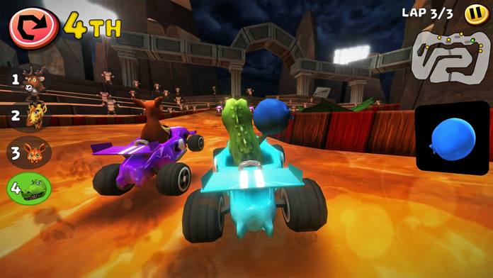 动物卡丁车游戏截图