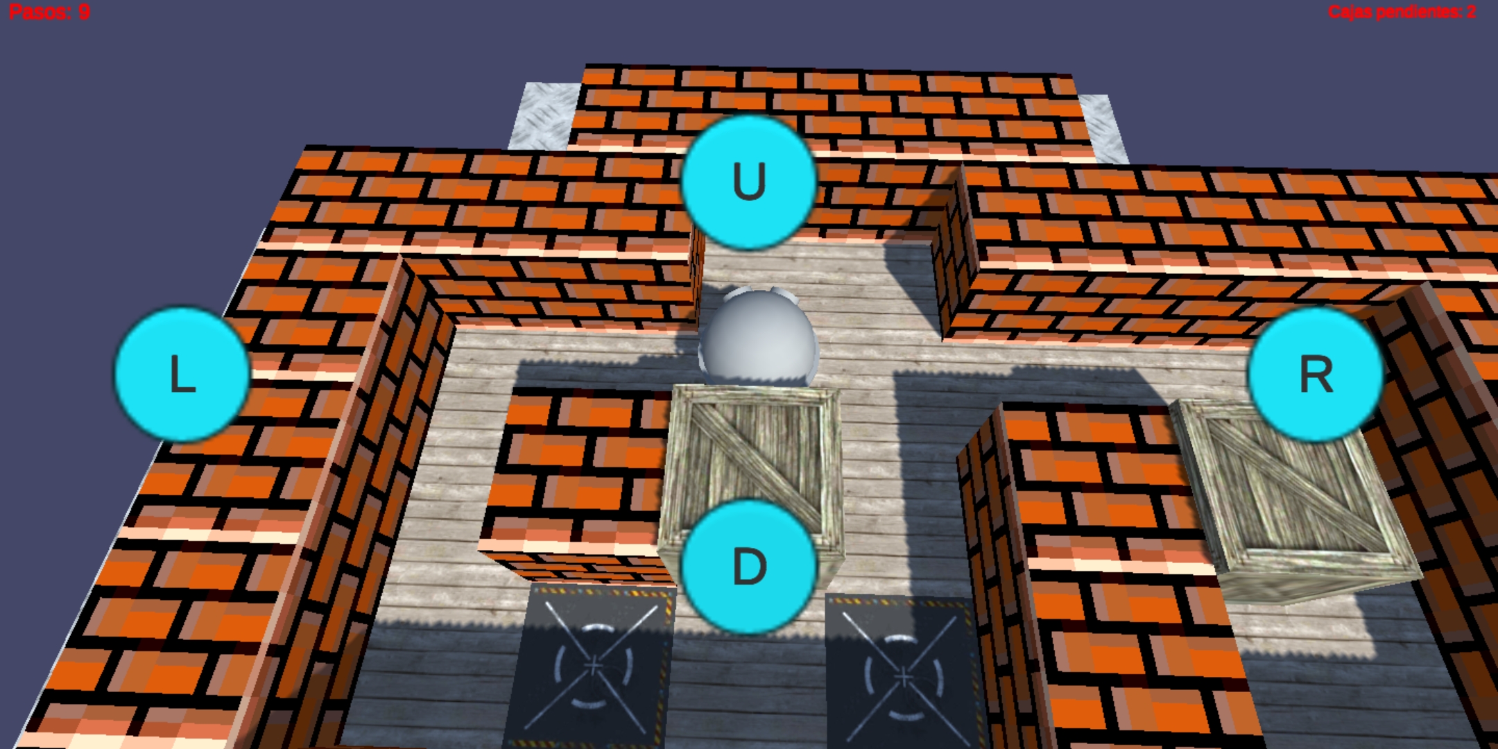 3D推箱子游戏截图