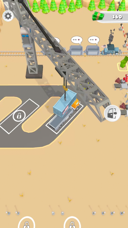 Cargo Train Station 3D游戏截图