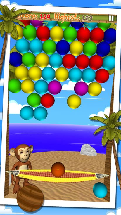 小猴射泡泡游戏截图