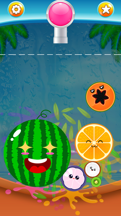 Make Big Watermelon Merge Game游戏截图