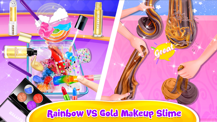 Makeup Slime - Glitter Fun游戏截图