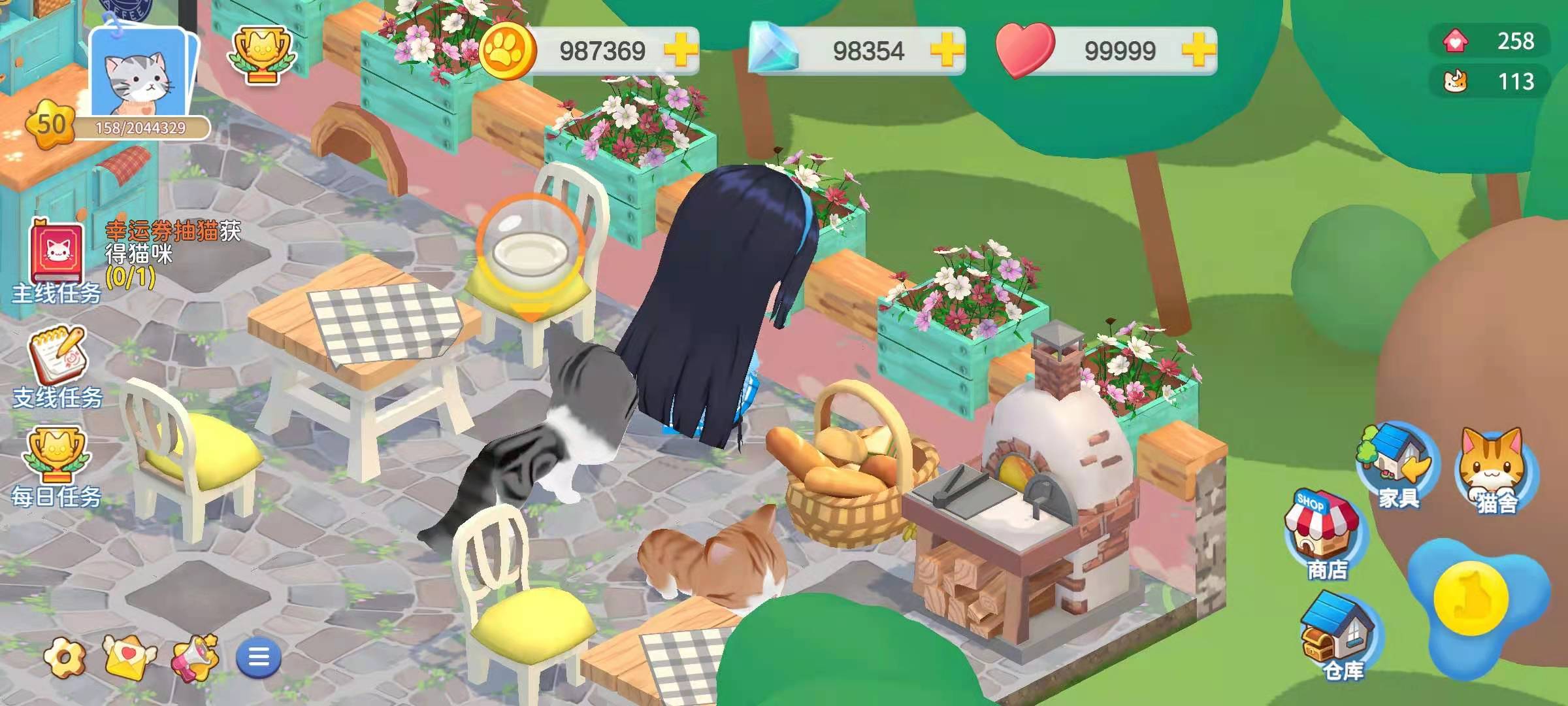 猫咪庄园（测试）游戏截图