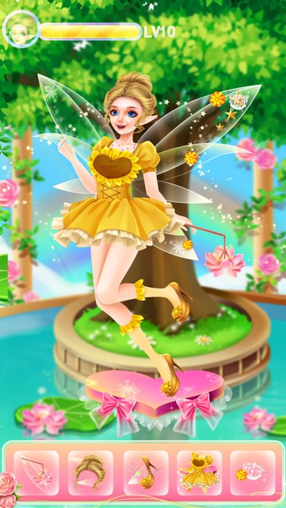 女孩装扮游戏-花仙翼游戏截图