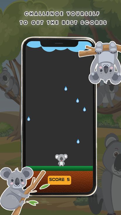 保护考拉免受雨淋游戏截图