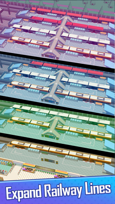 Idle Railway Tycoon游戏截图
