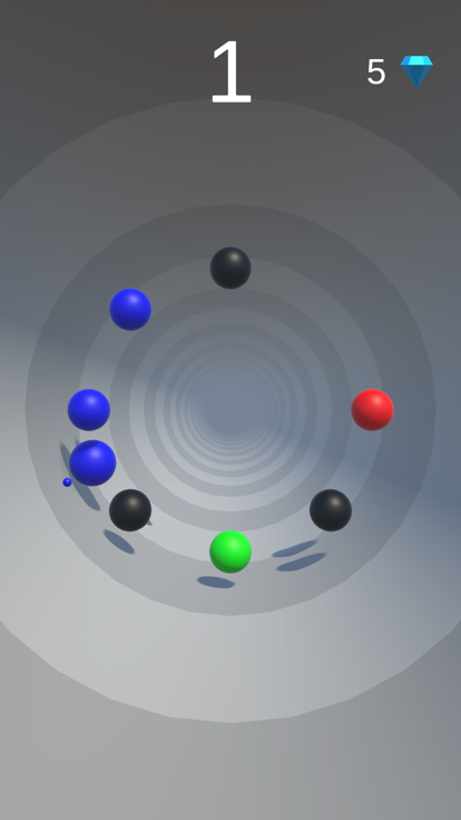 Color Tunnel 3D Game游戏截图