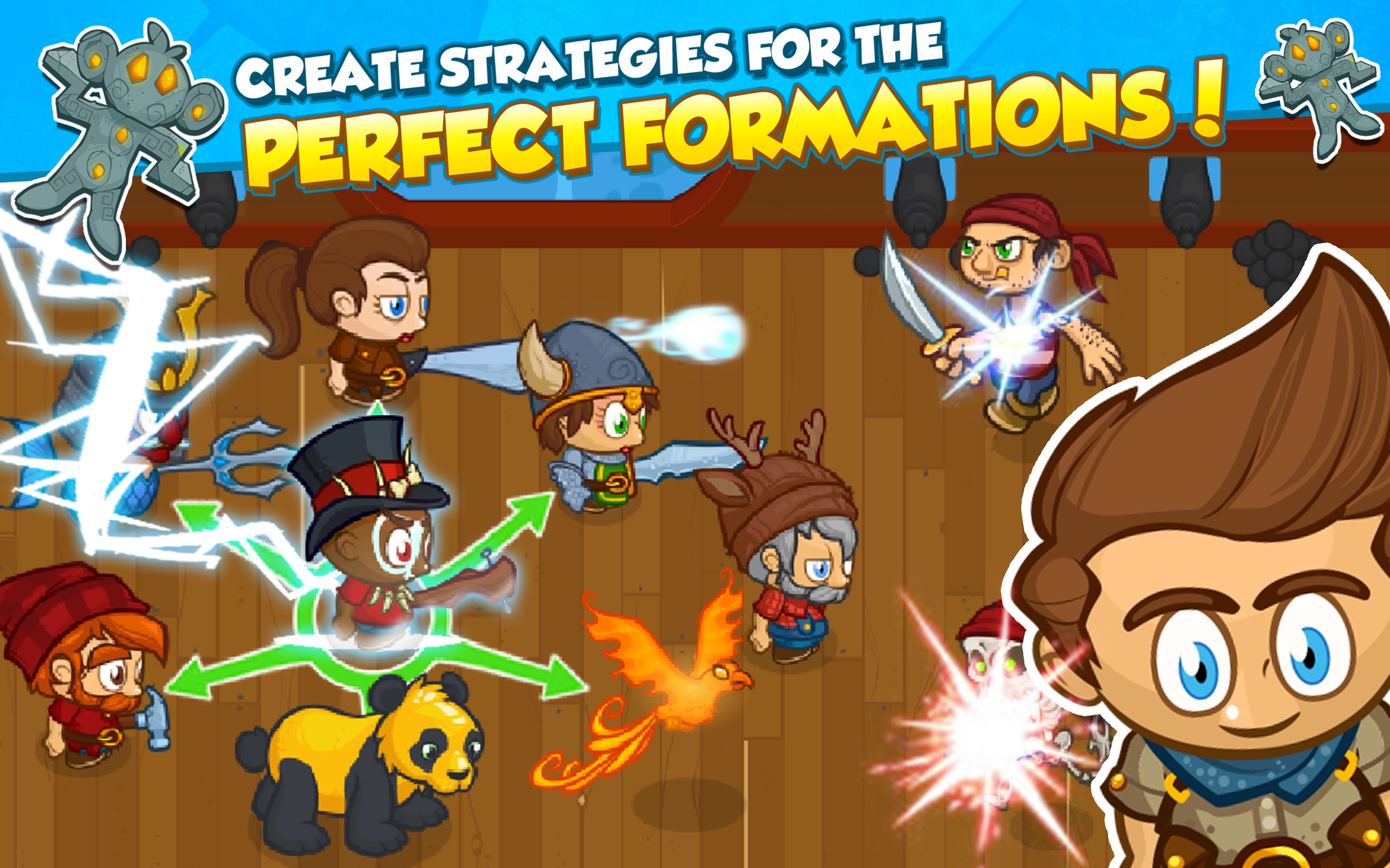 Crusaders of the Lost Idols游戏截图