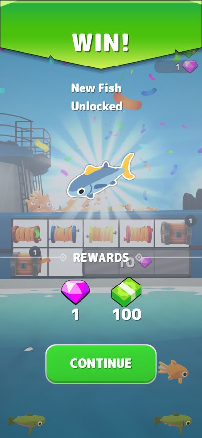 Fish & Hooks Merge游戏截图