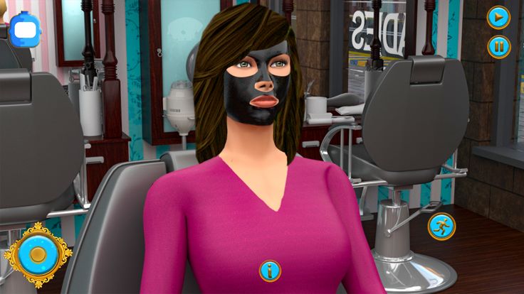 化妆和美发沙龙游戏截图