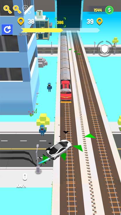 疯狂驾驶 3D: 移动车模拟器游戏截图