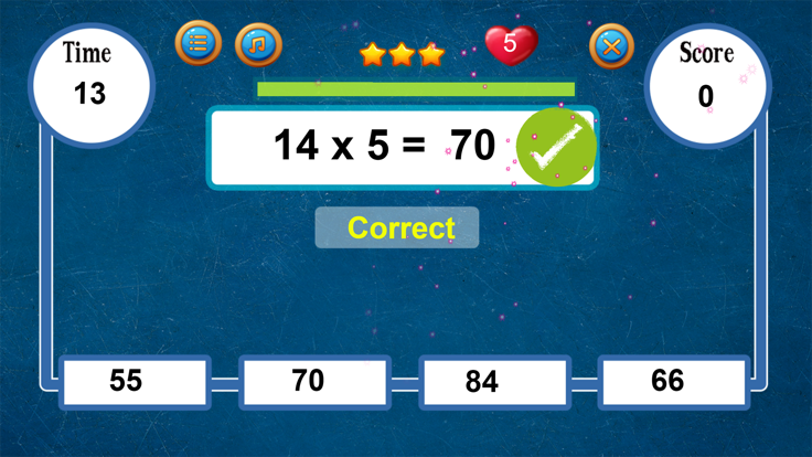 Math Game Addition Subtraction游戏截图