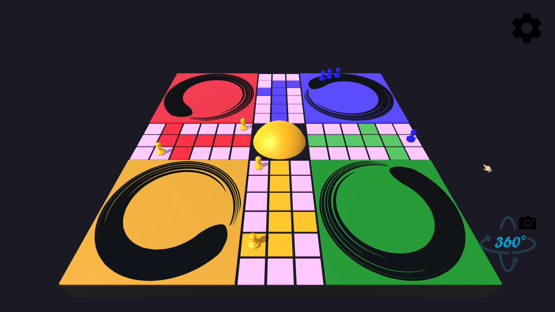 Dice Battle: 3D Board Game游戏截图