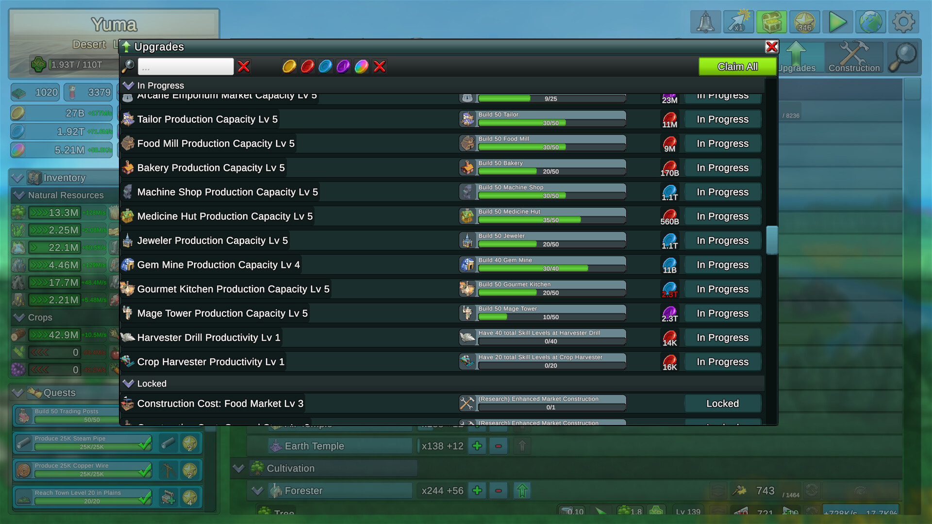 工业小镇：放置版游戏截图