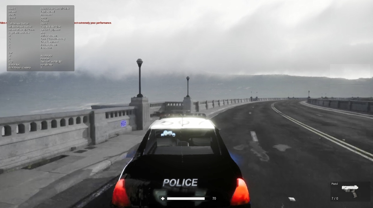 疯狂警车游戏截图