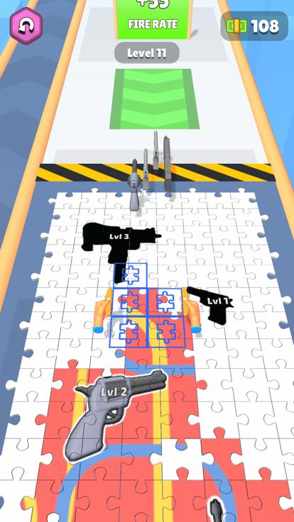 Jigsaw Shooter游戏截图