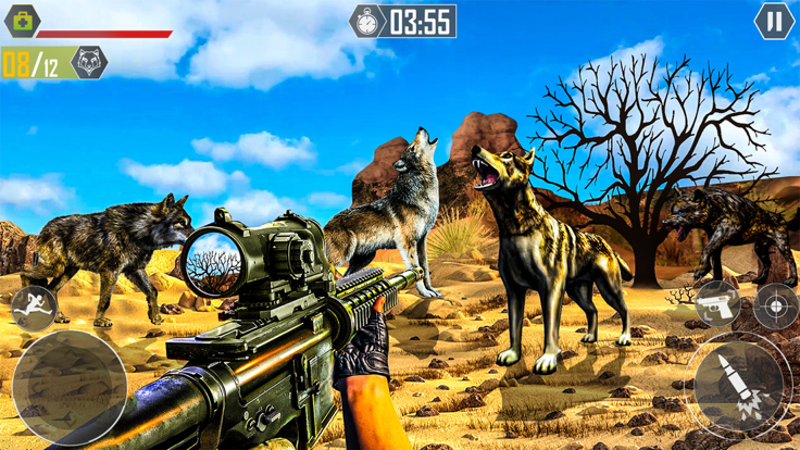 Wolf Simulator & Hunting Games游戏截图