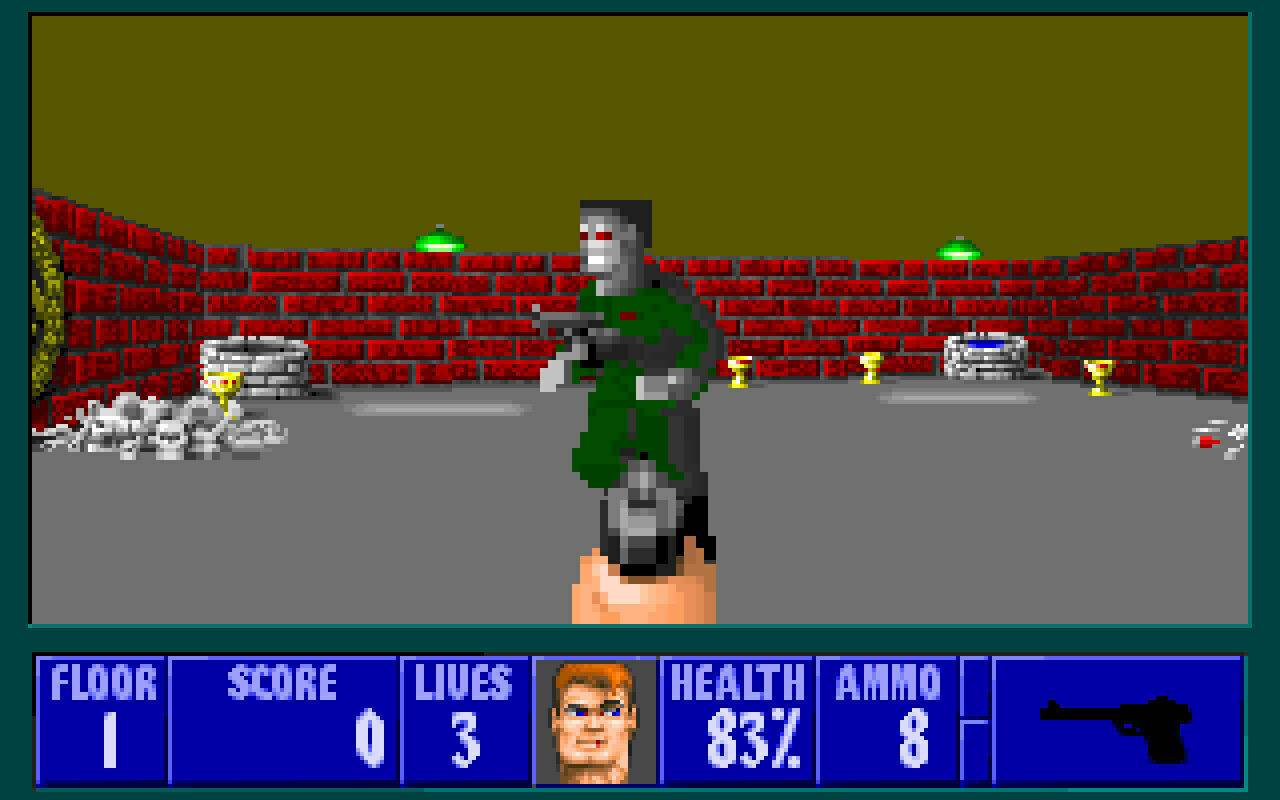 Wolfenstein 3D游戏截图