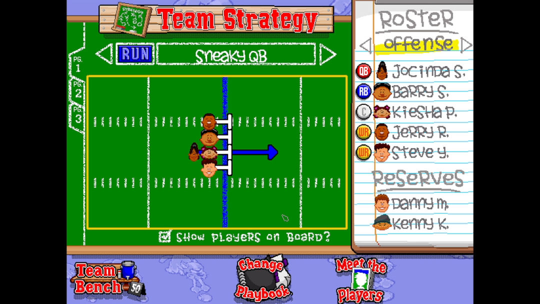 Backyard Football '99游戏截图
