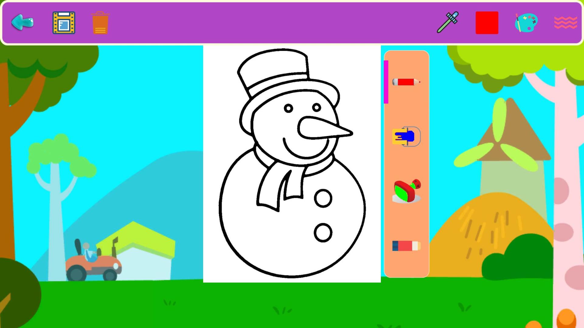 宝宝涂色世界HD游戏截图