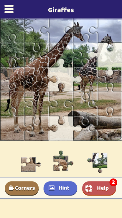Giraffe Love Puzzle游戏截图