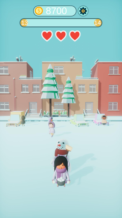 Snowball Fight 3D!游戏截图