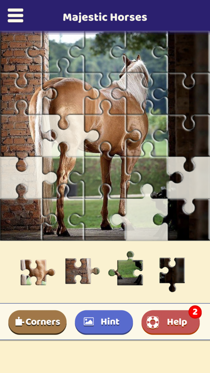 Majestic Horses Puzzle游戏截图